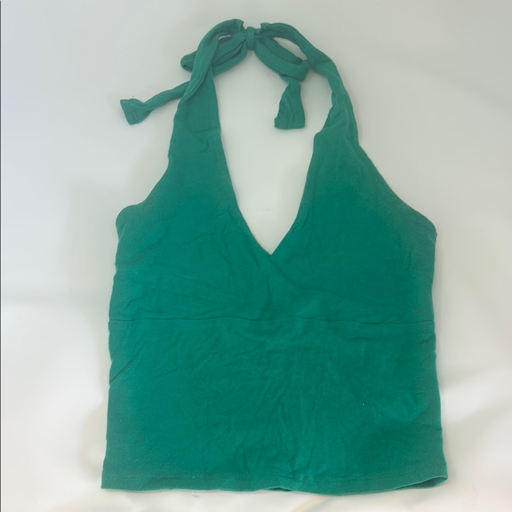 Women’s Hollister Green Halter Tank Top